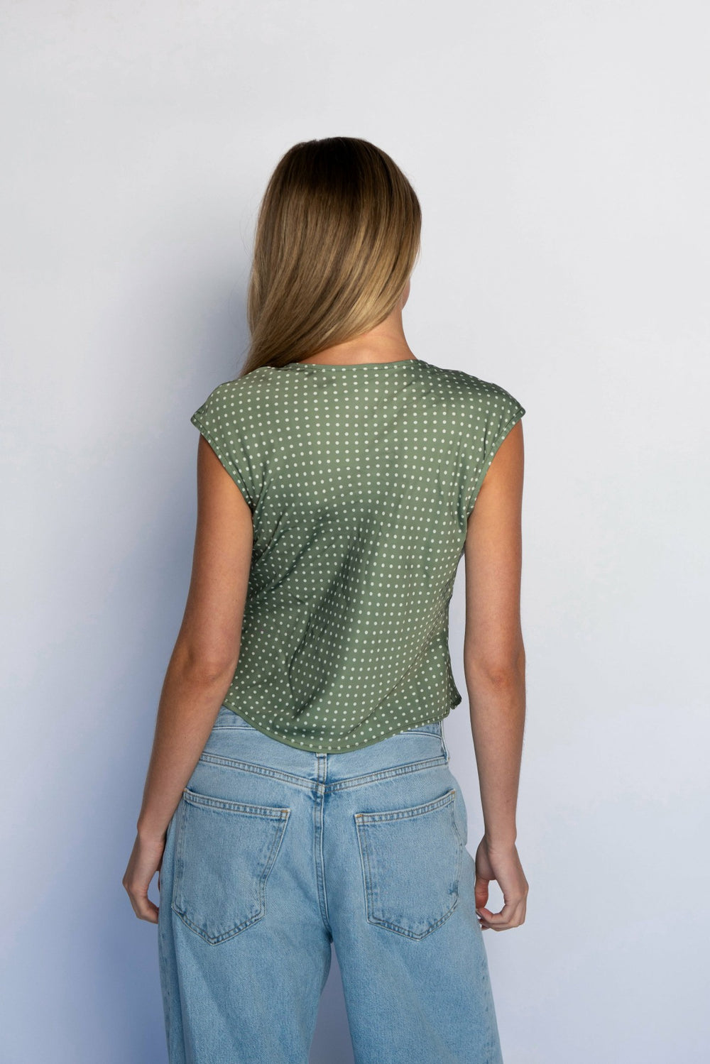 Margaret Top Satin in Meadow / Skatie Online Shop