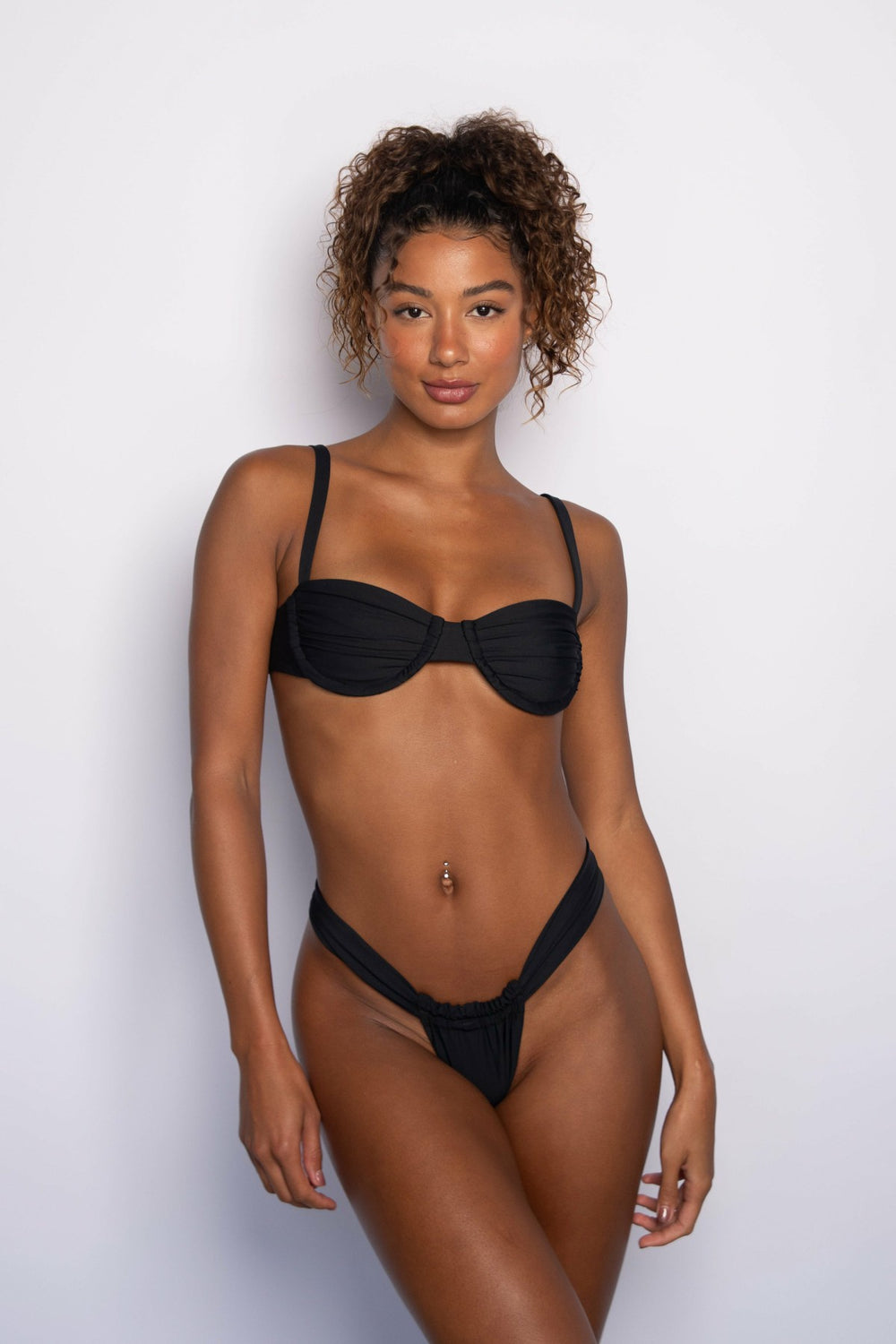 Asha Bikini Top in Black / Skatie Sale