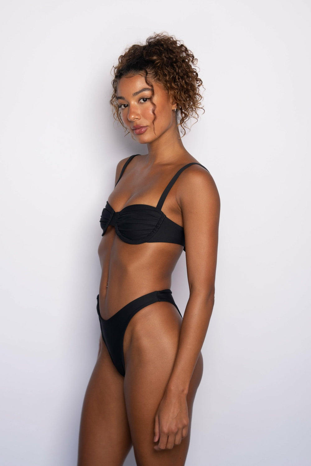 Asha Bikini Top in Black / Skatie Sale