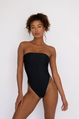 The Amy One Piece Bathing Suit in Black / Skatie Discount