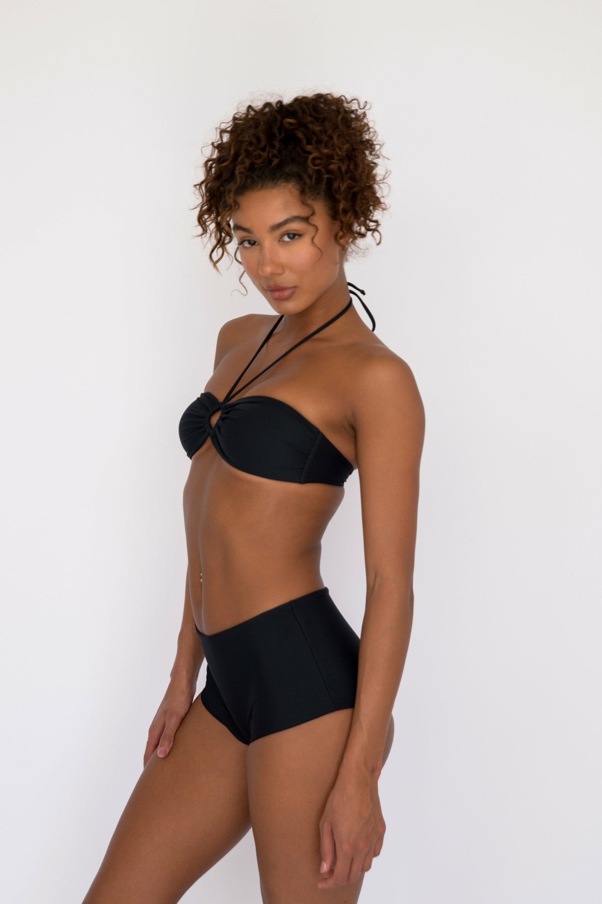 Bardot Bikini Bottom in Black / Skatie Online Shop