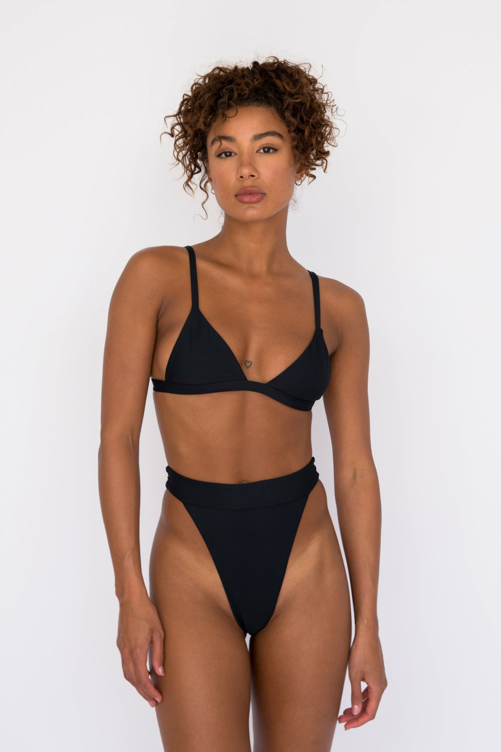 Kourtney Bikini Top in Black / Skatie Sale