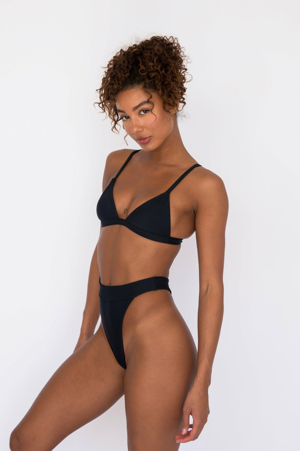 Kourtney Bikini Top in Black / Skatie Sale