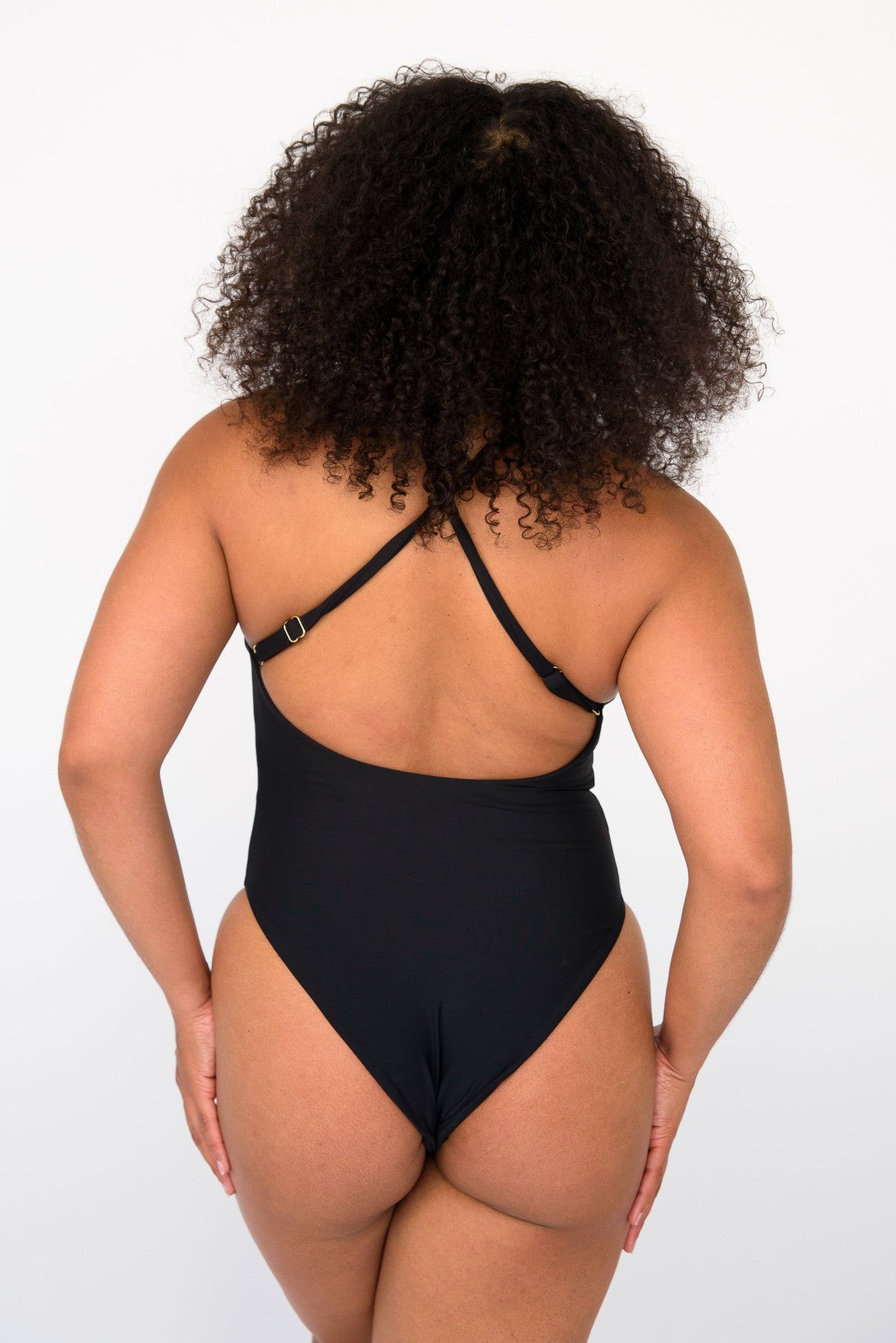 The Zoey One Piece Bathing Suit in Black / Skatie Online Shop