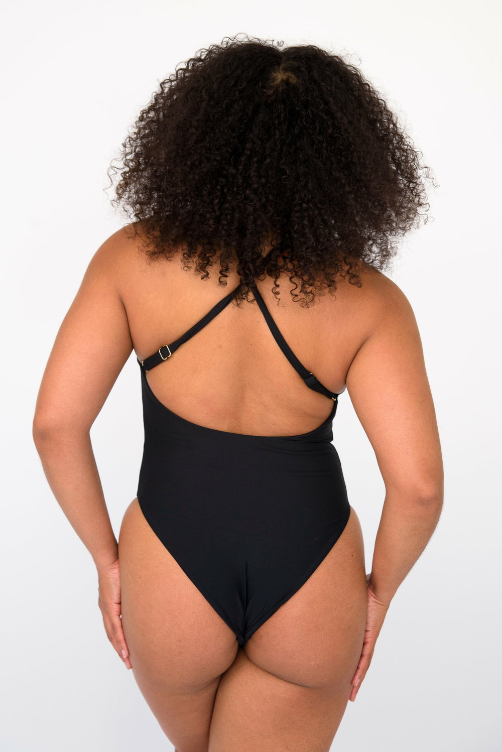 The Zoey One Piece Bathing Suit in Black / Skatie Online Shop