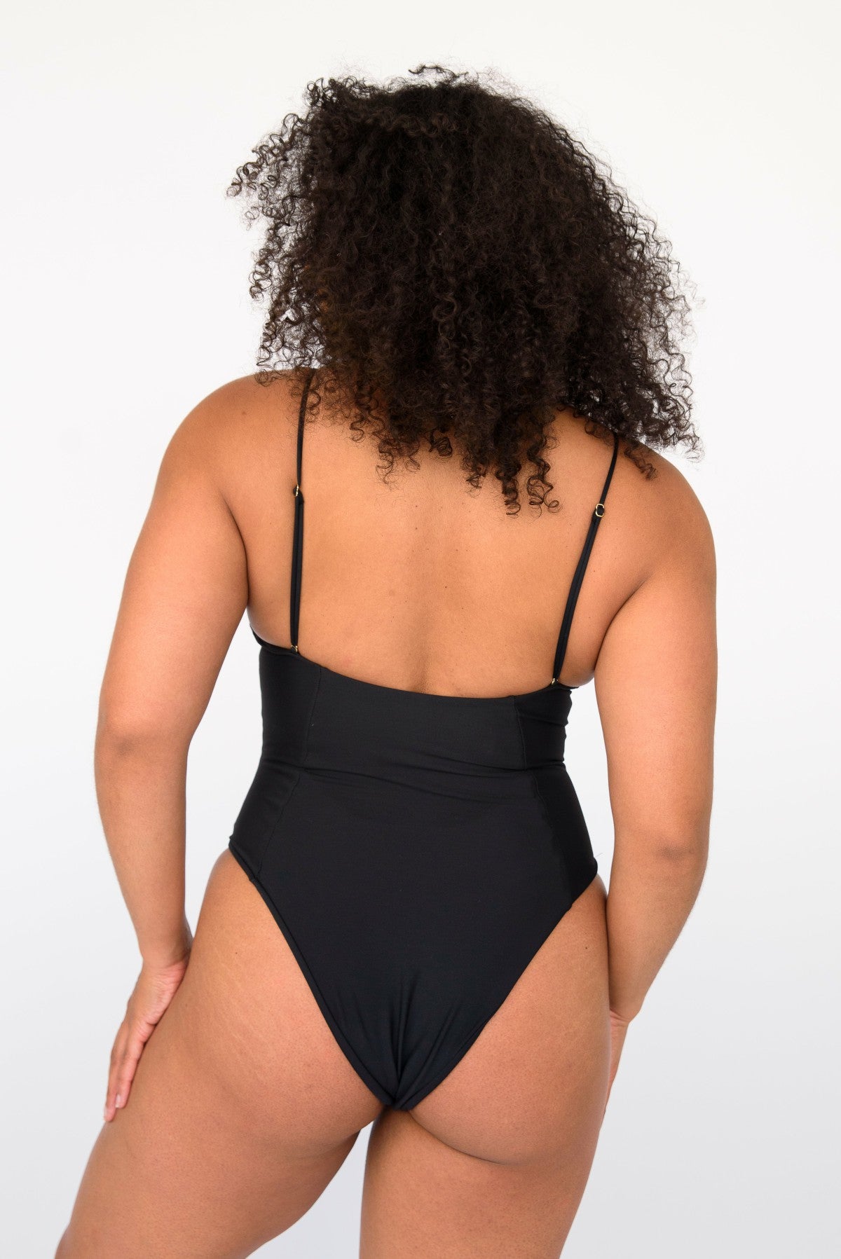 The Rachel One Piece Bathing Suit in Black / Skatie Online