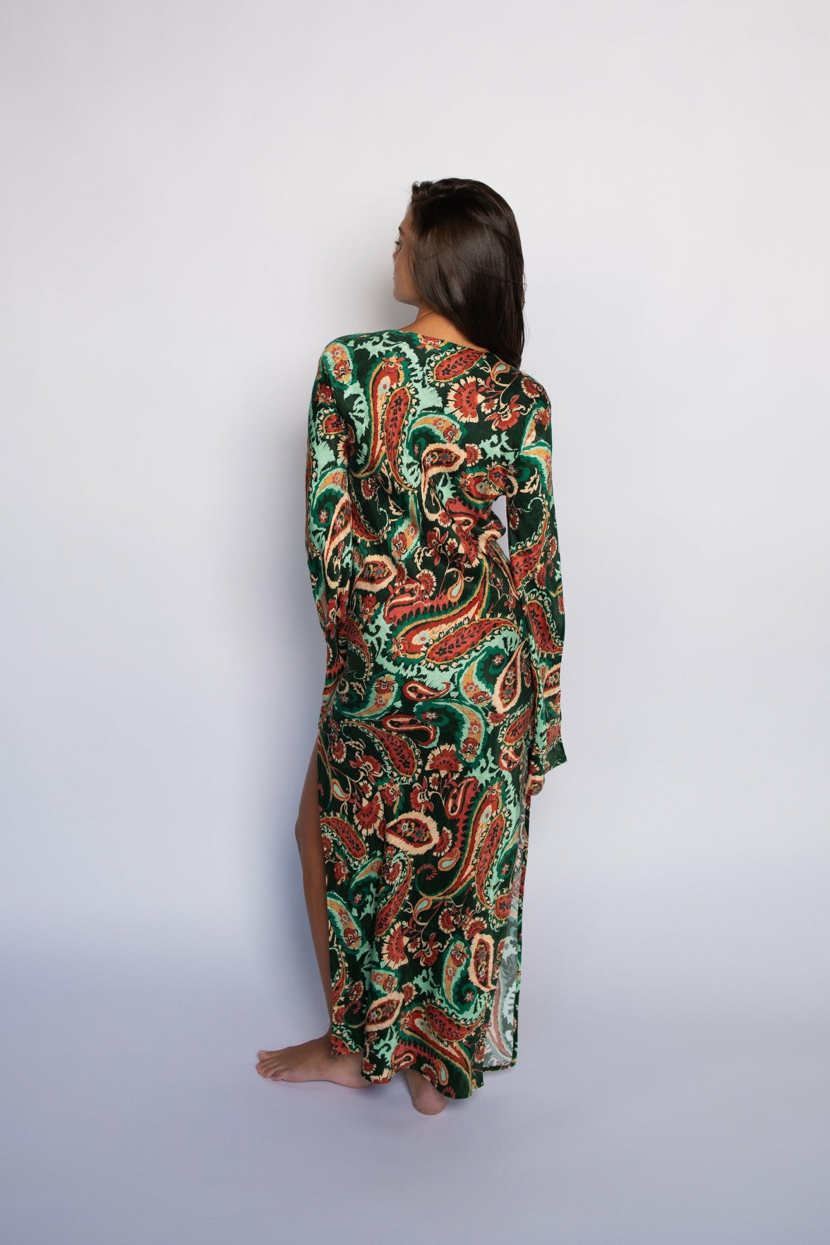 Indie Dress Cupro Jacquard in Valencia / Skatie Discount