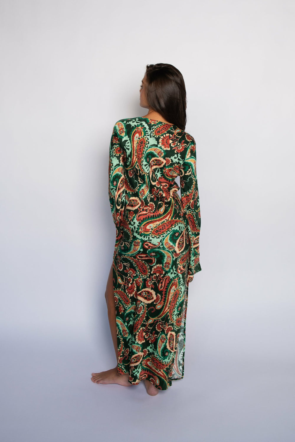 Indie Dress Cupro Jacquard in Valencia / Skatie Discount
