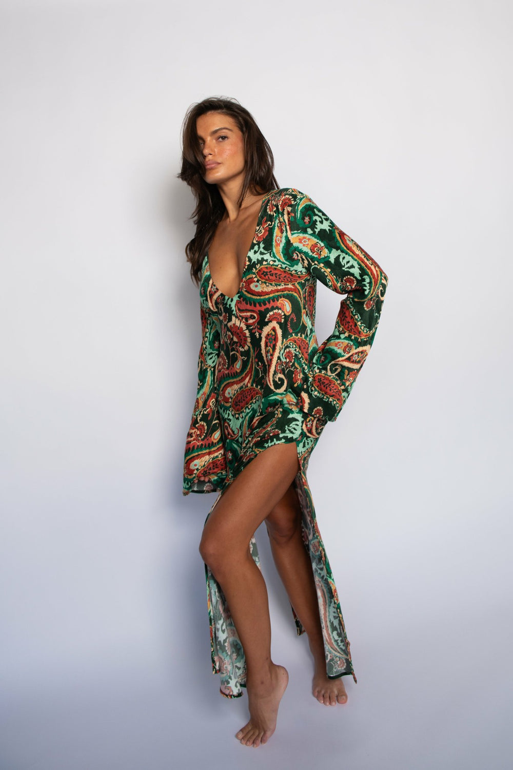 Indie Dress Cupro Jacquard in Valencia / Skatie Discount