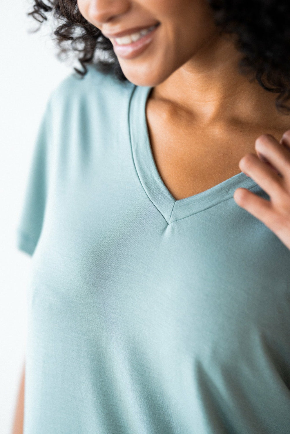 Hubby Tee Jersey in Sage / Skatie Sale