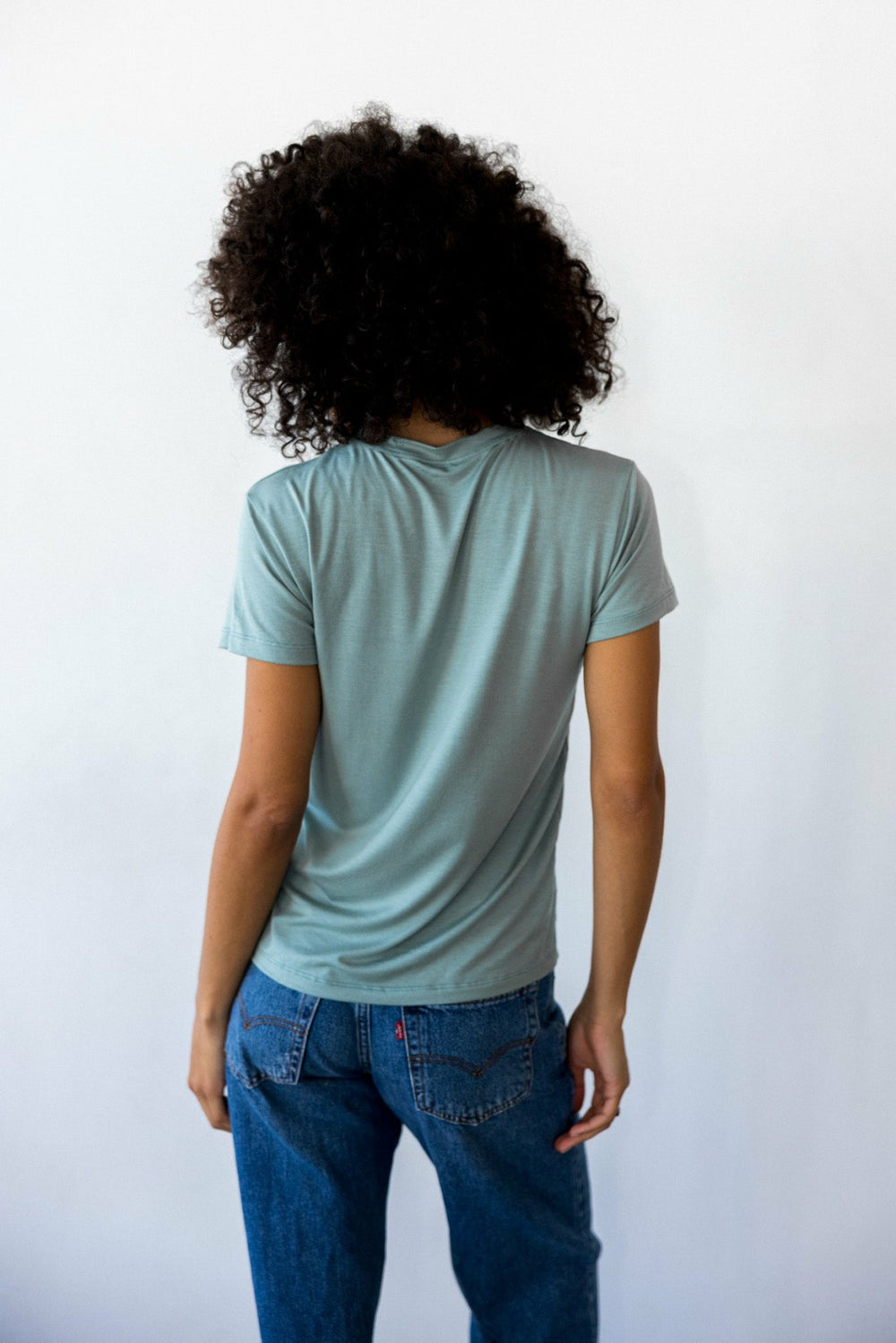 Bestie Tee Jersey in Sage / Skatie US