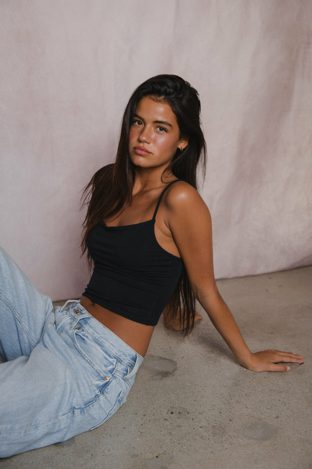 Mila Top Jersey in Black / Skatie Online Shop