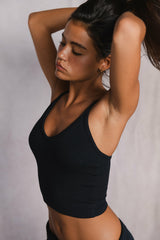 Perfect Tank Baby Ribbed in Black / Skatie Online