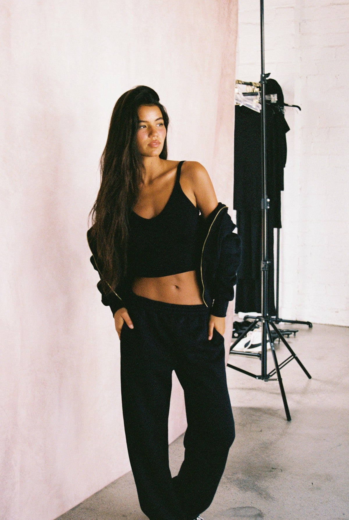 Perfect Tank Baby Ribbed in Black / Skatie Online