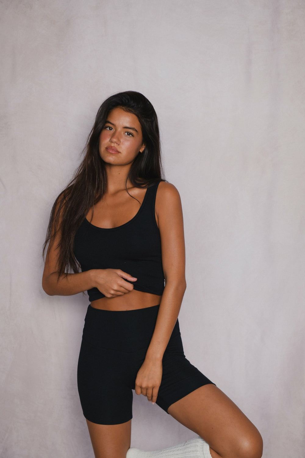 Stephanie Tank in Black / Skatie Sale
