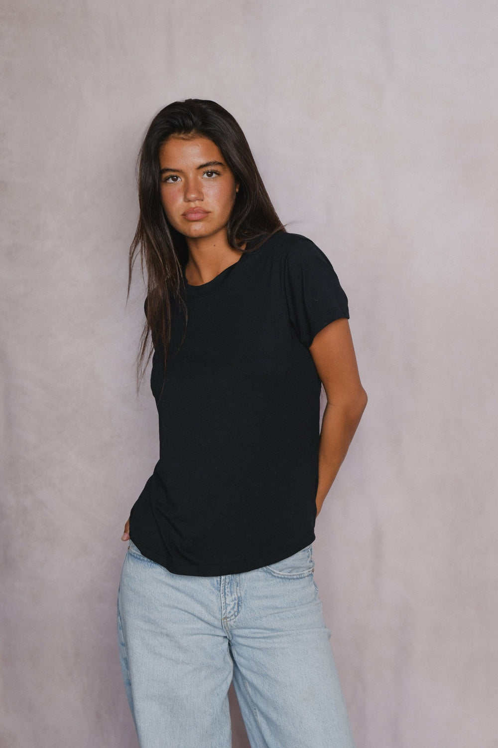 Bestie Tee Jersey in Black / Skatie Discount