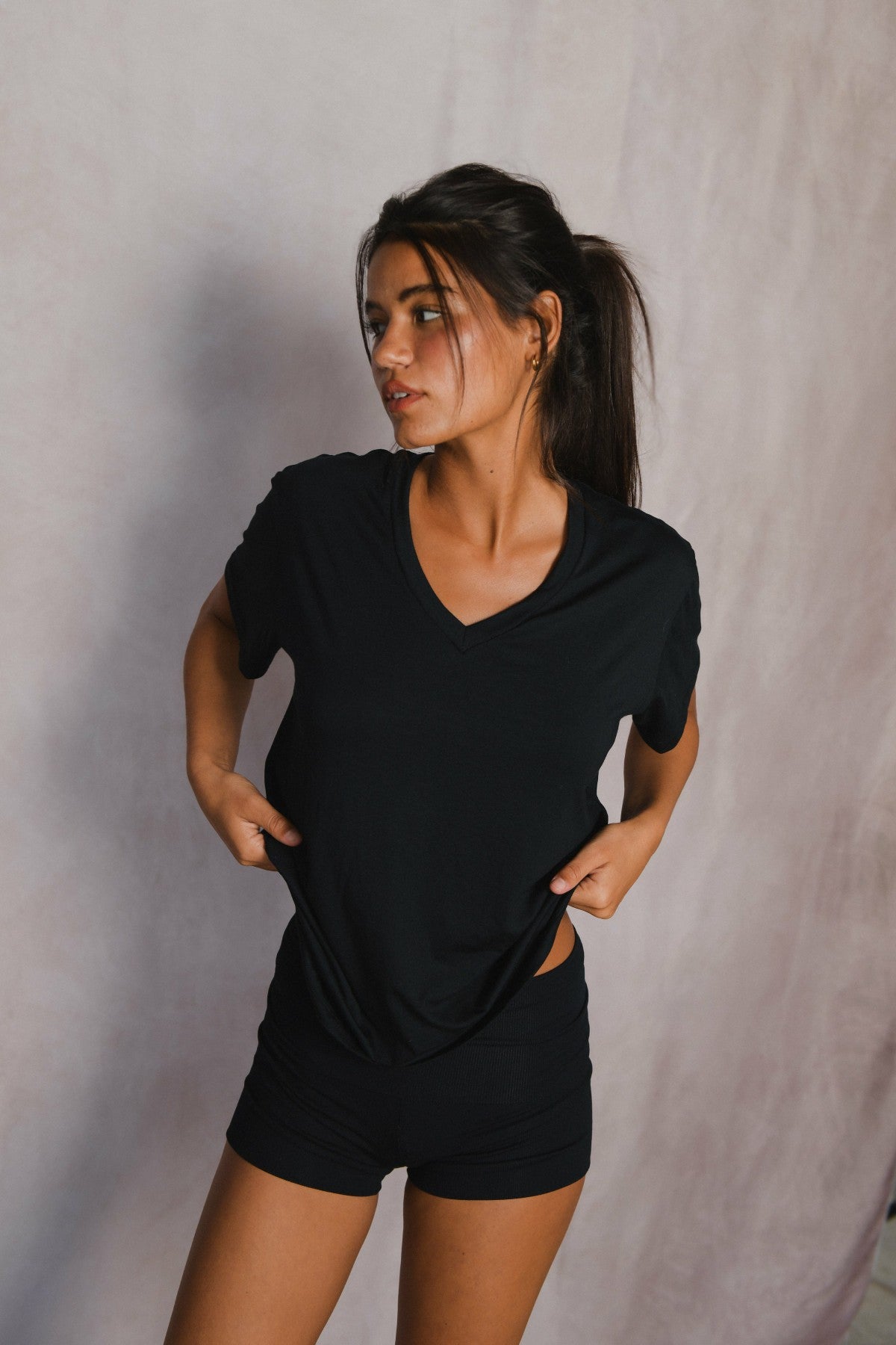 Hubby Tee Jersey in Black / Skatie Online Shop