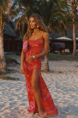 Rhodes Maxi Dress in Chica / Skatie Outlets