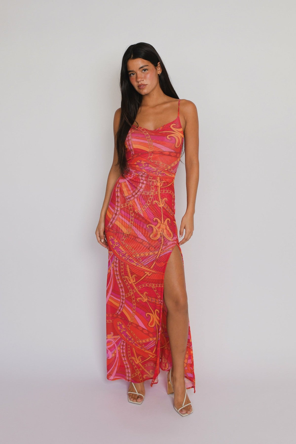 Rhodes Maxi Dress in Chica / Skatie Outlets