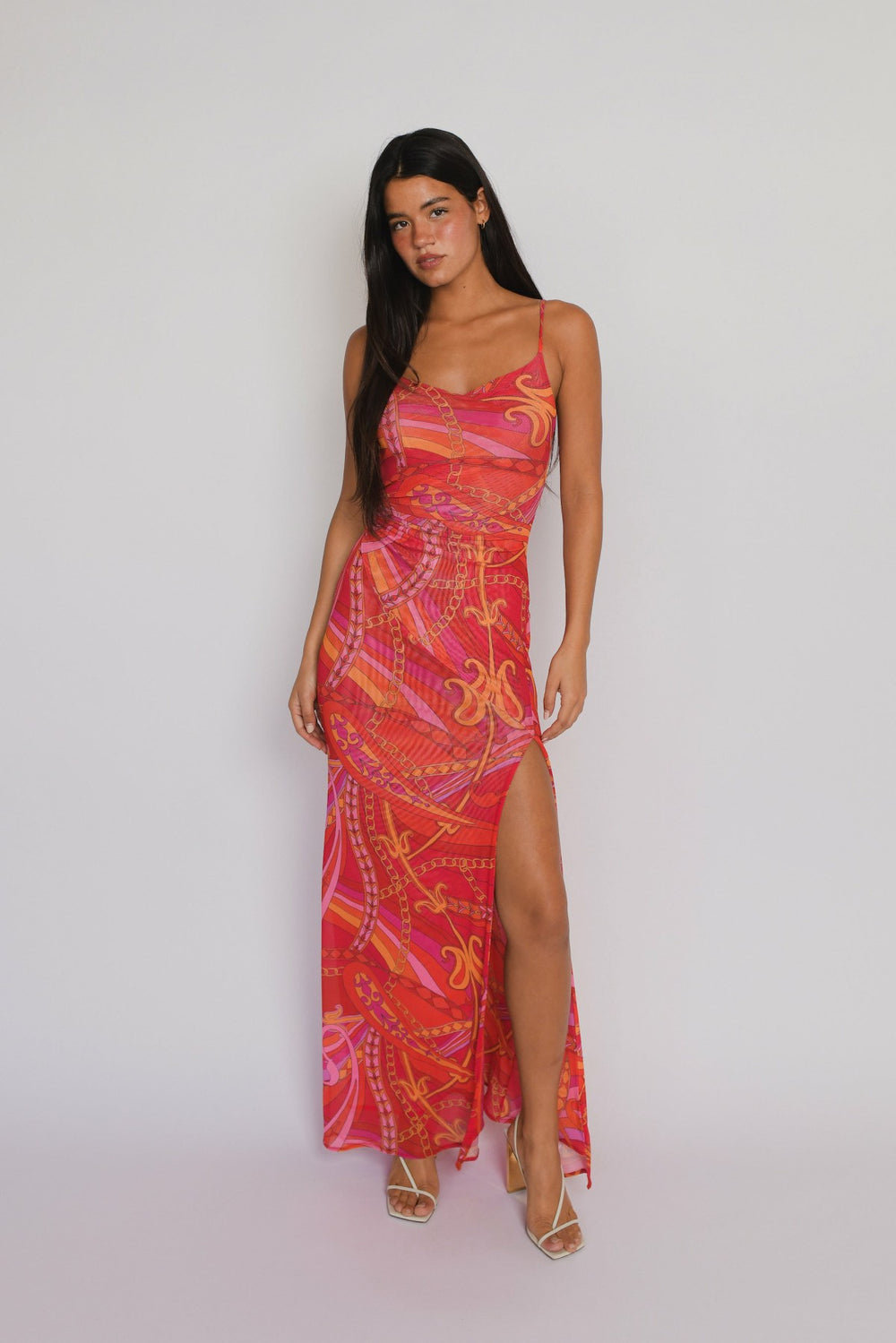 Rhodes Maxi Dress in Chica / Skatie Outlets