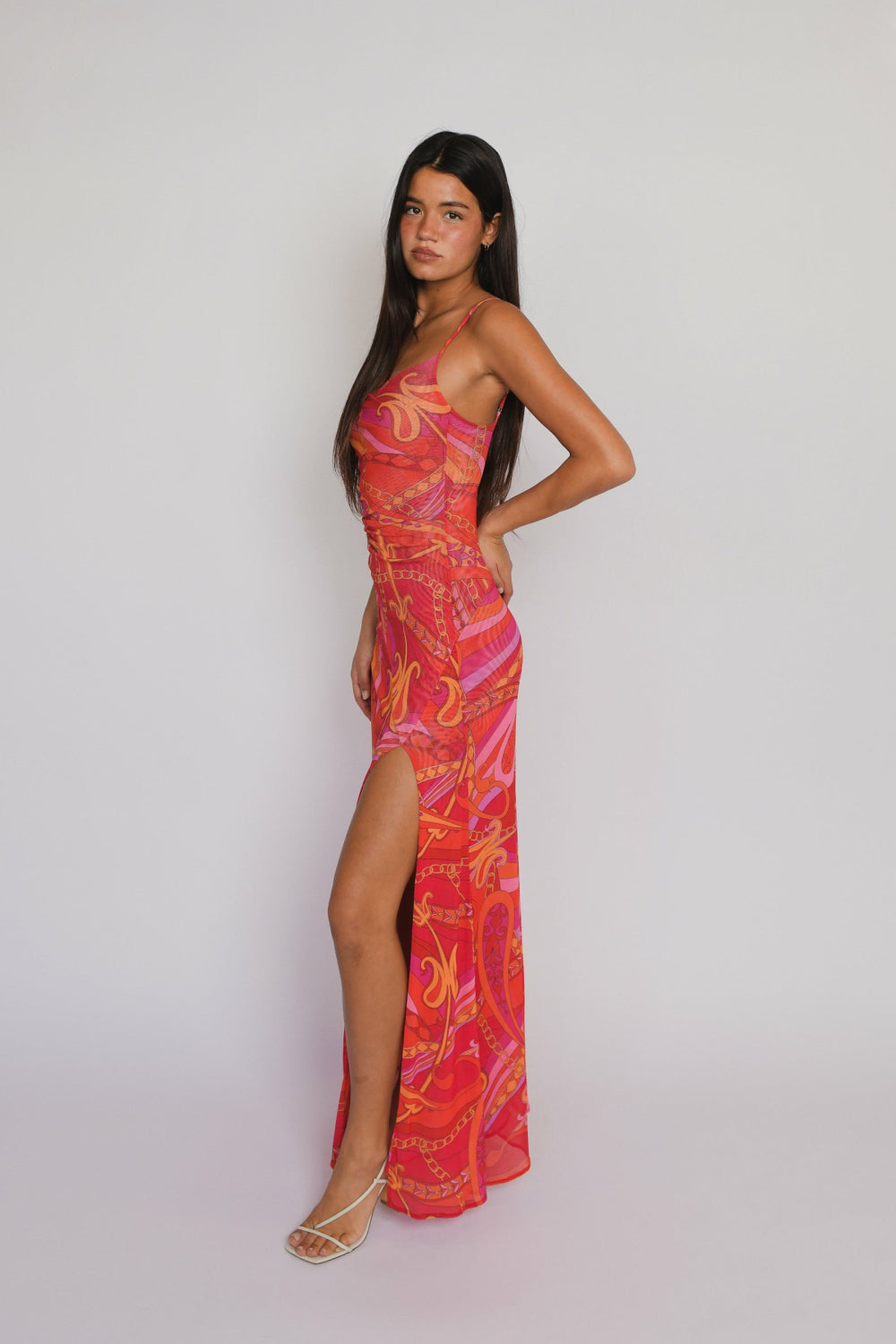 Rhodes Maxi Dress in Chica / Skatie Outlets