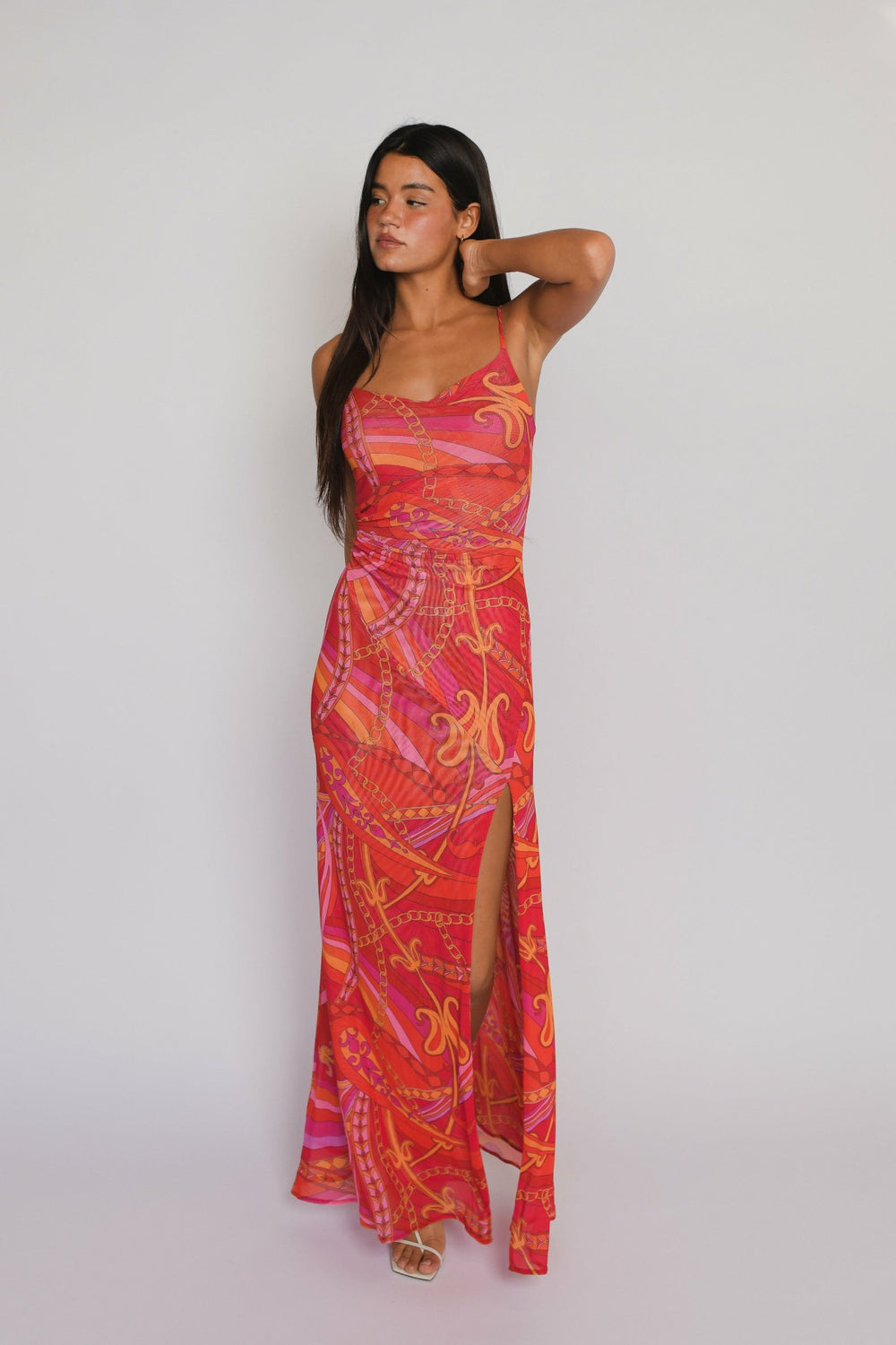 Rhodes Maxi Dress in Chica / Skatie Outlets