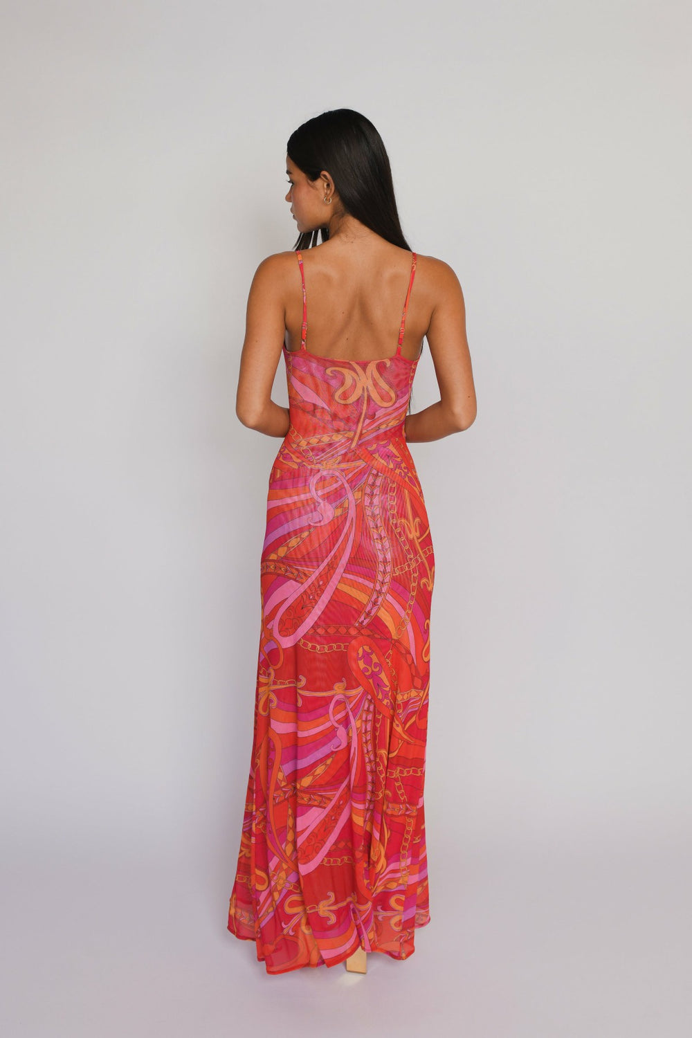 Rhodes Maxi Dress in Chica / Skatie Outlets