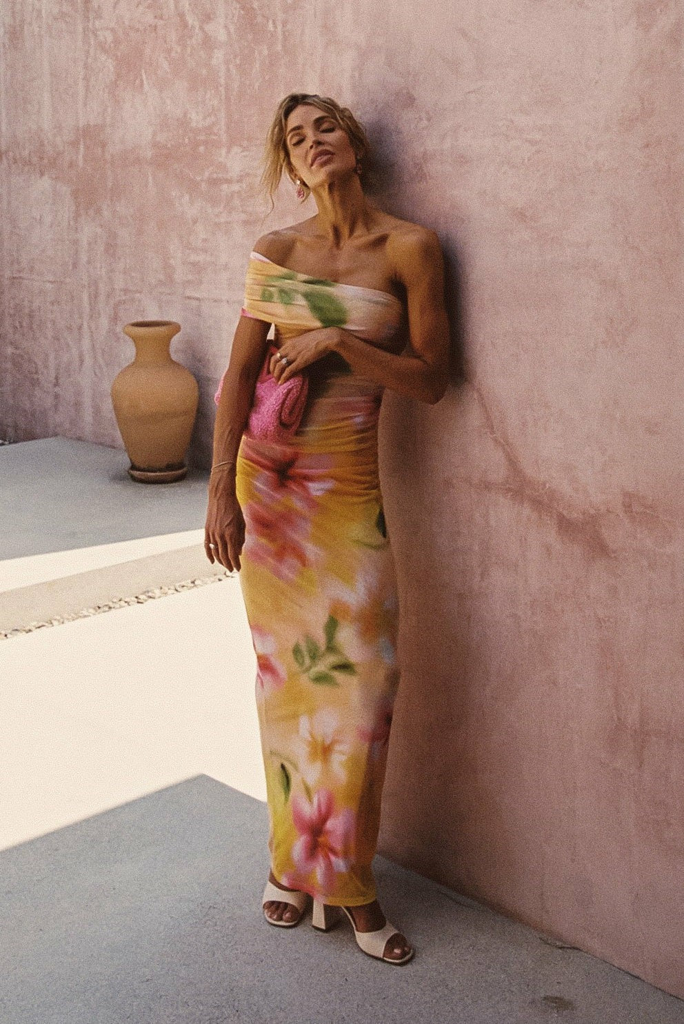 Caroline Maxi Dress in Plumeria / Skatie Discount
