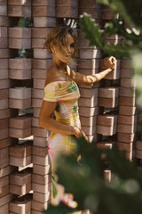 Caroline Maxi Dress in Plumeria / Skatie Discount