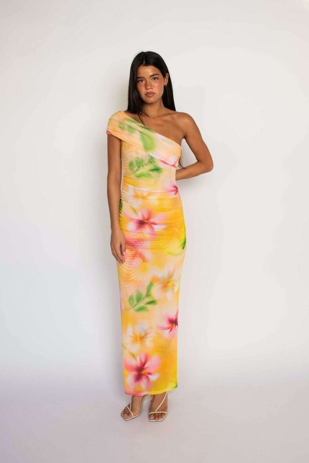 Caroline Maxi Dress in Plumeria / Skatie Discount