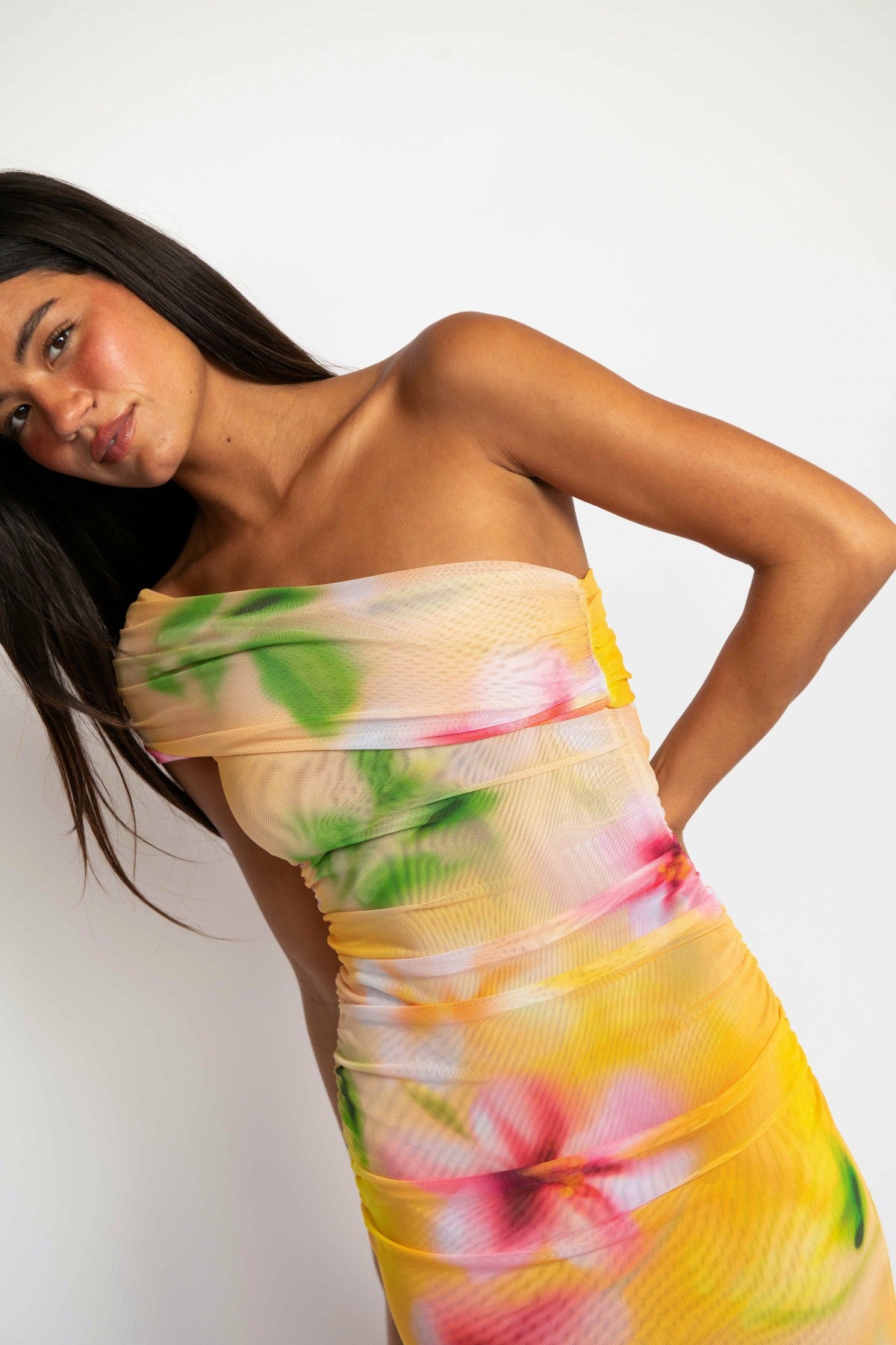 Caroline Maxi Dress in Plumeria / Skatie Discount