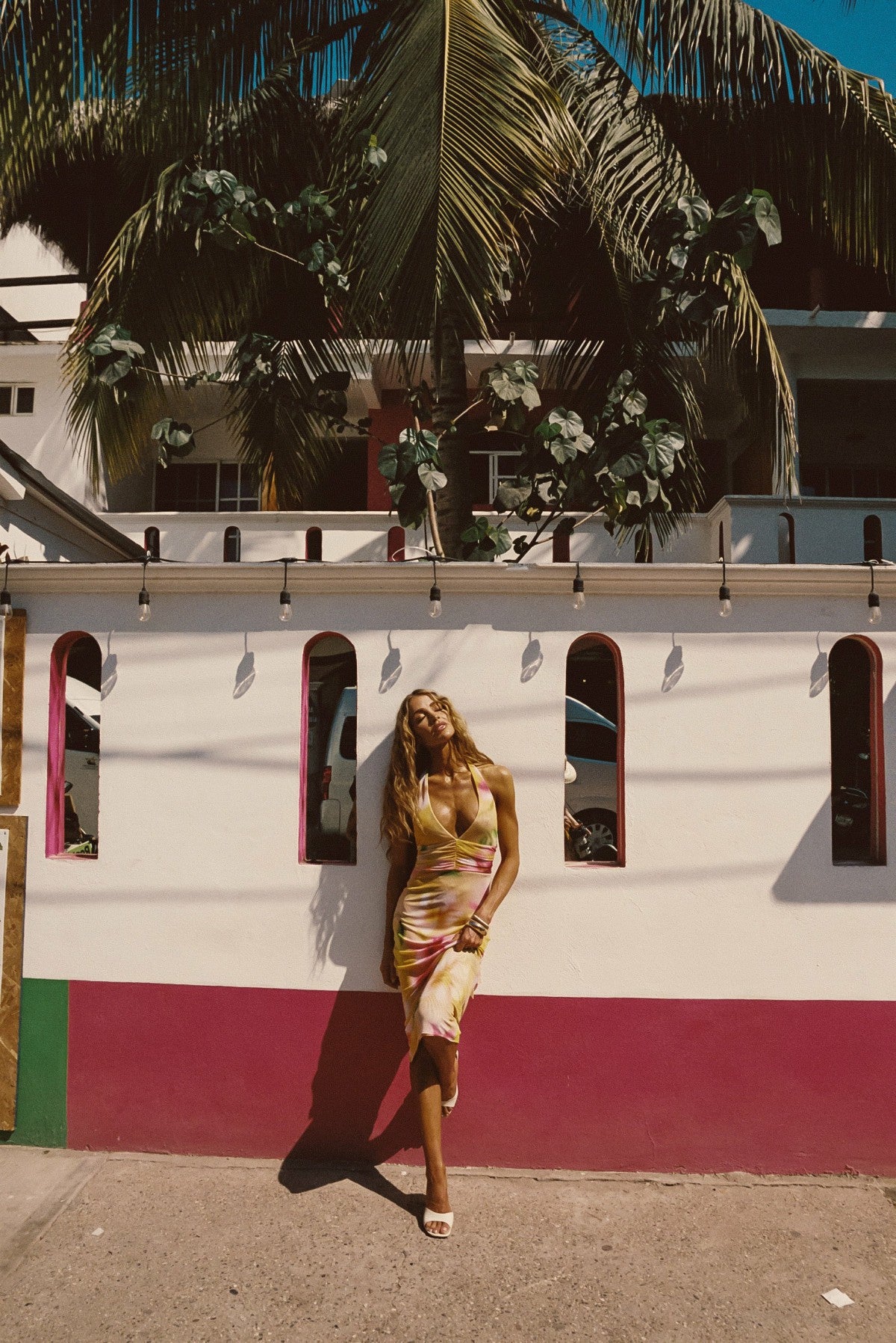 Alicia Midi Dress in Plumeria / Skatie Online Shop
