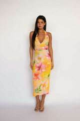 Alicia Midi Dress in Plumeria / Skatie Online Shop
