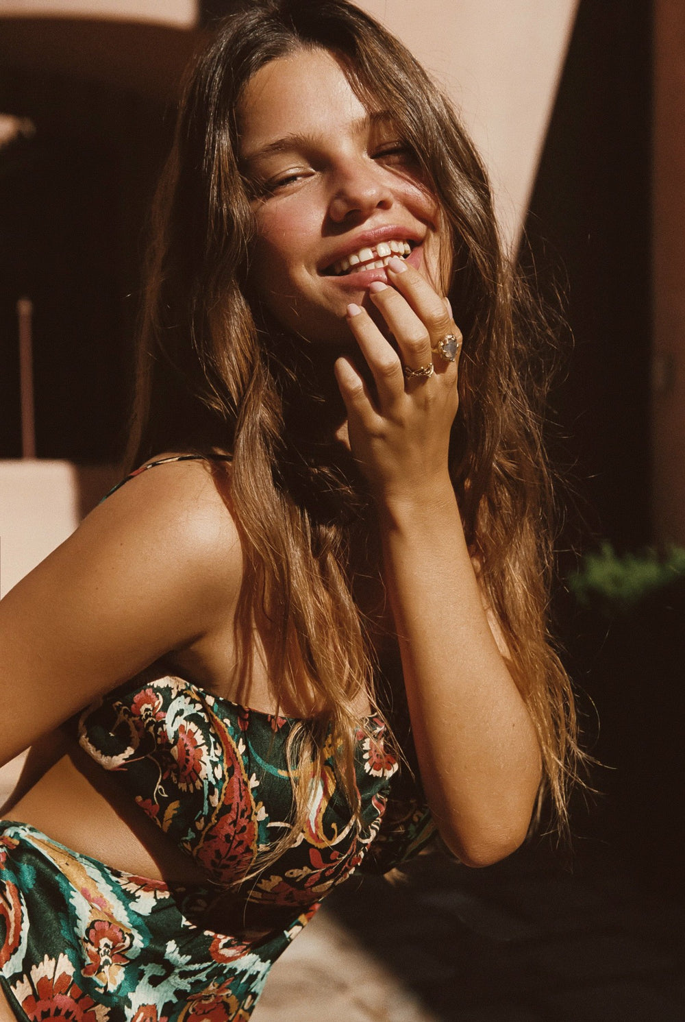 Kaia Dress Cupro Jacquard in Valencia / Skatie Sale