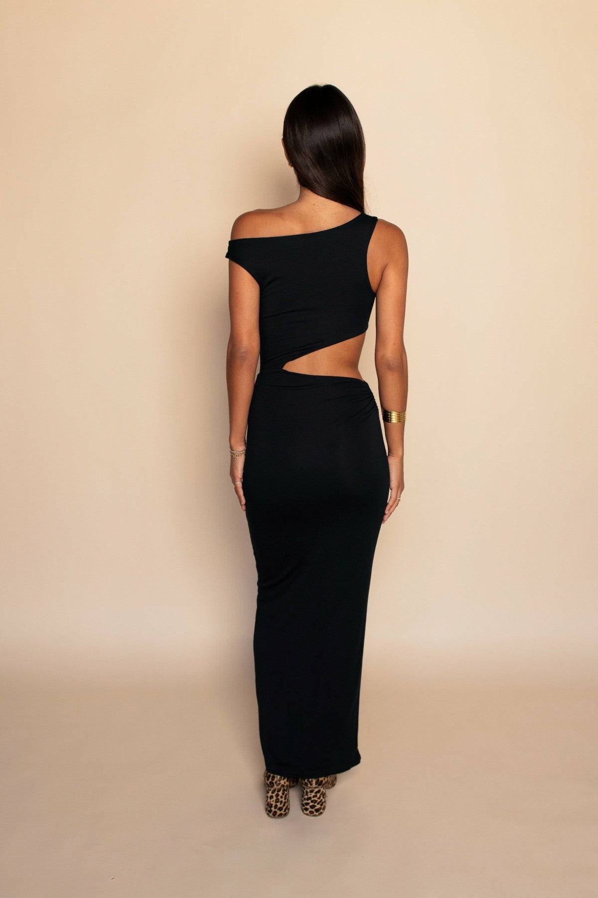 Ida Dress Jersey in Black / Skatie US
