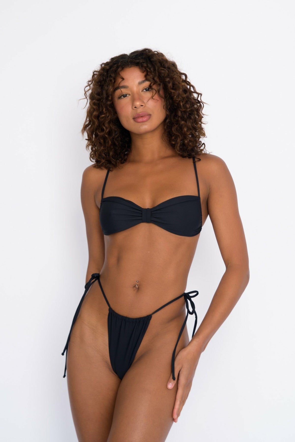Kristen Bikini Bottom in Black / Skatie Sale