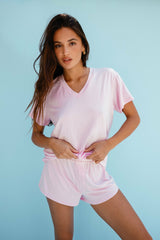 Hubby Tee Jersey in Bubblegum / Skatie Outlets