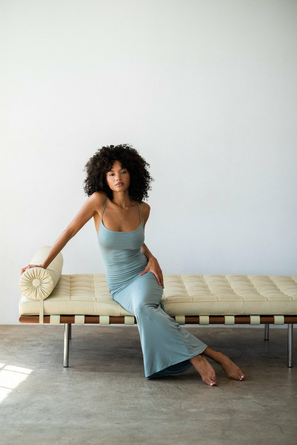 Samantha Maxi Dress Jersey in Sage / Skatie Online Shop