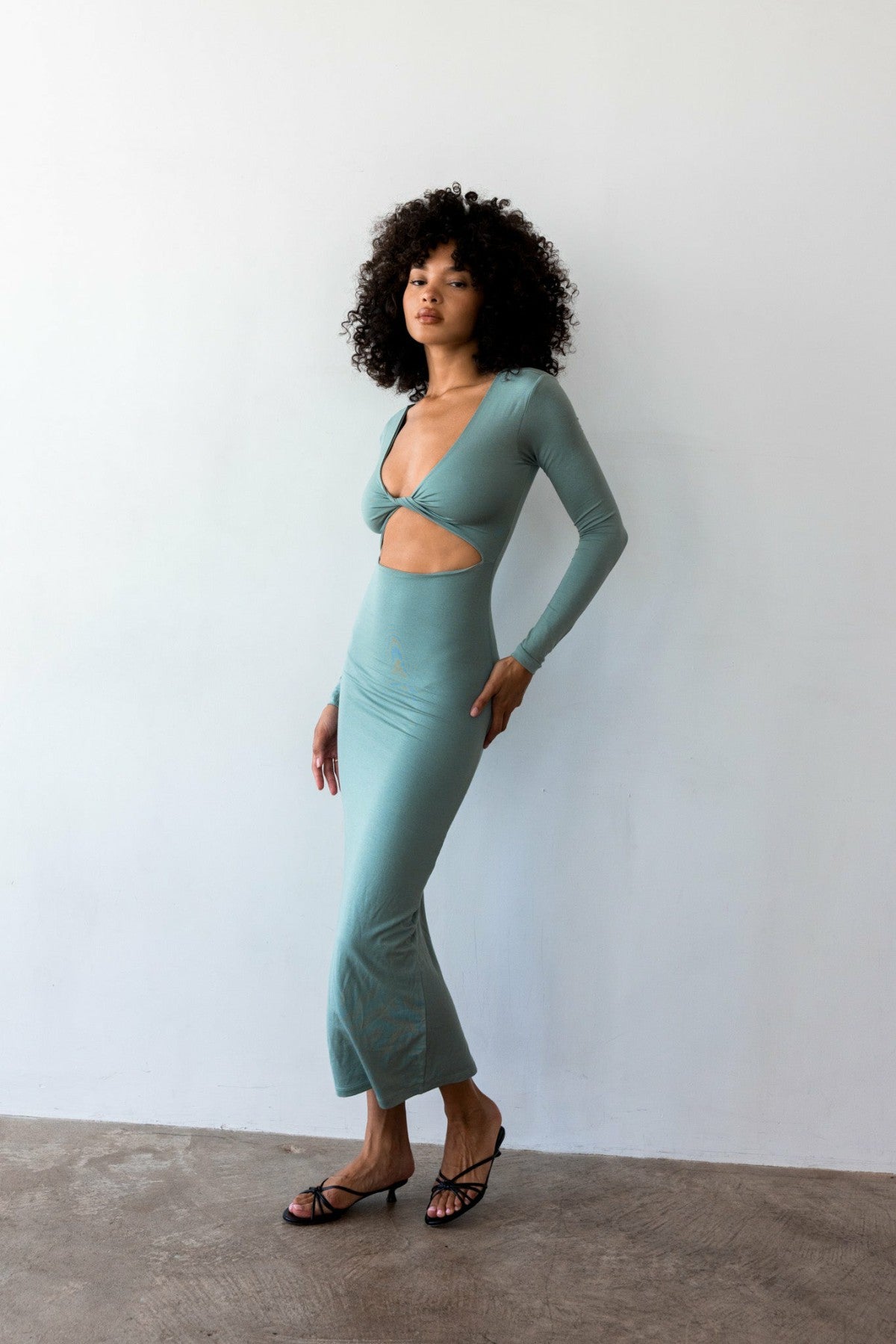 Holly Dress Jersey in Sage / Skatie Online