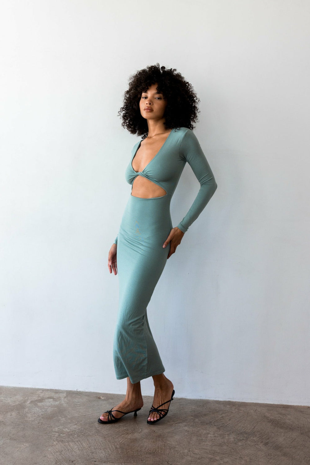 Holly Dress Jersey in Sage / Skatie Online
