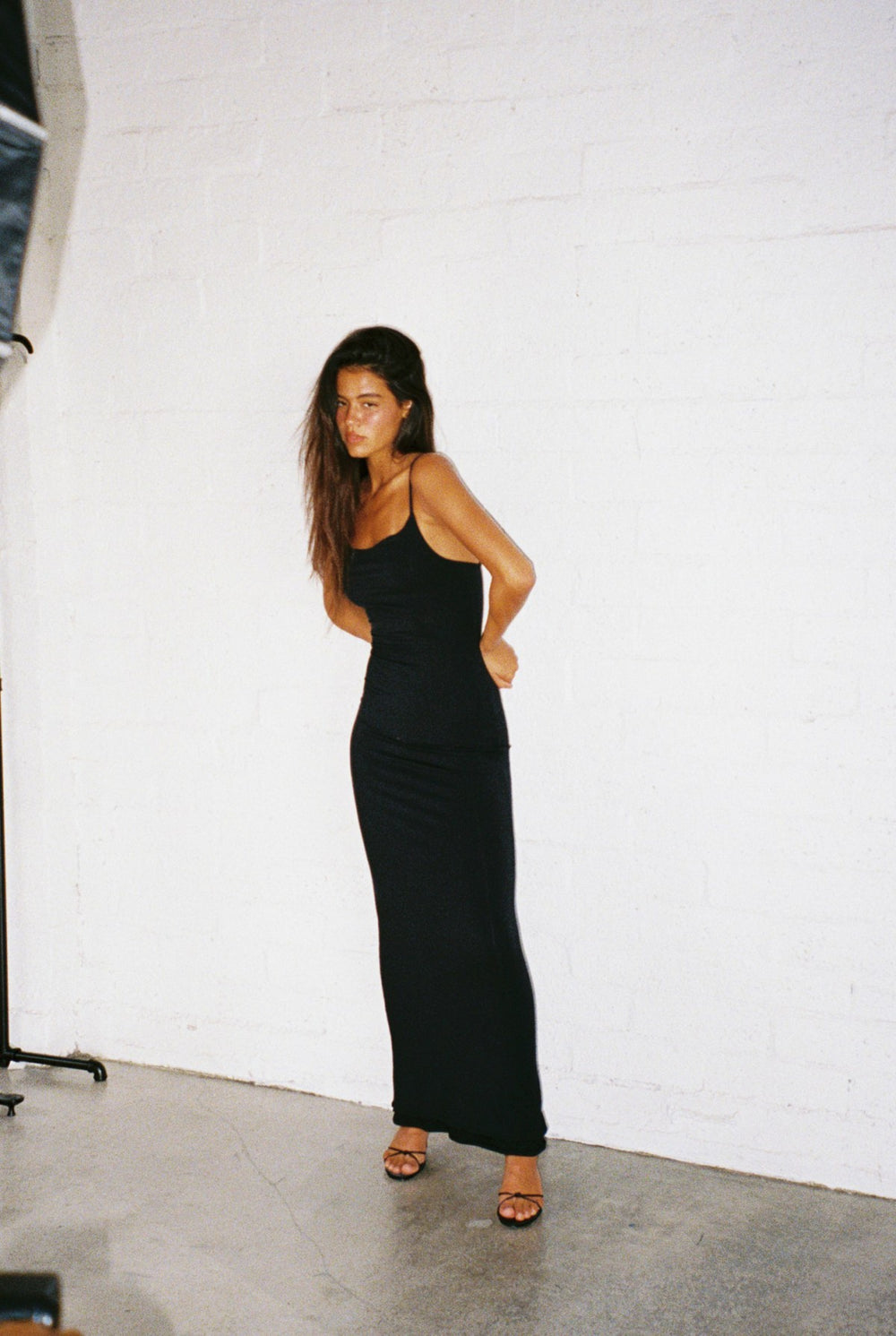 Samantha Maxi Dress Jersey in Black / Skatie Sale