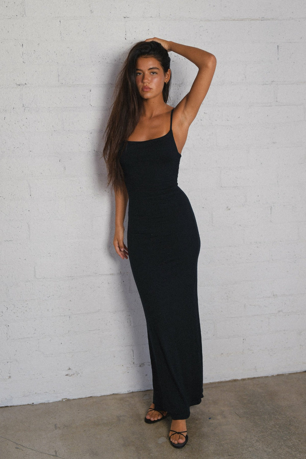 Samantha Maxi Dress Jersey in Black / Skatie Sale