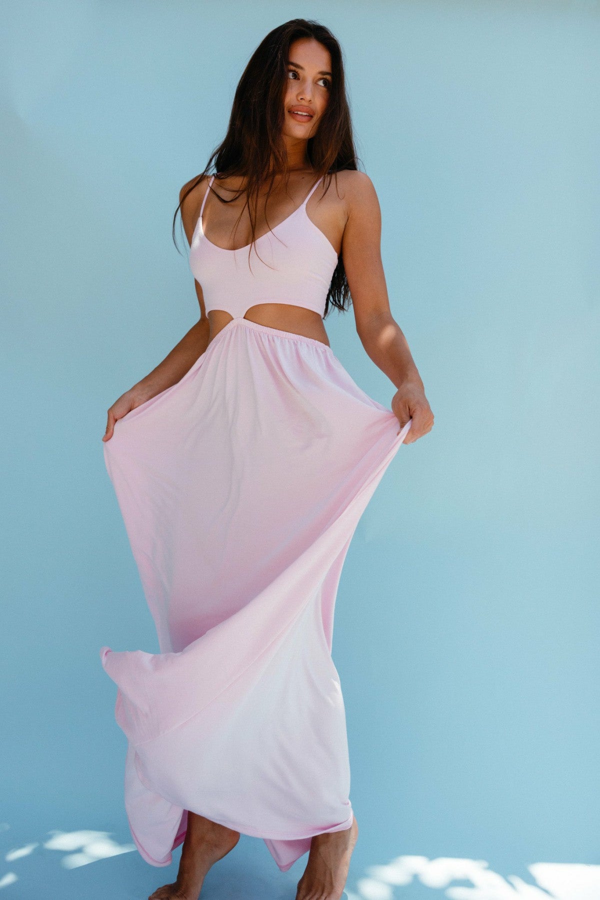 Liza Dress Jersey in Bubblegum / Skatie Online Shop
