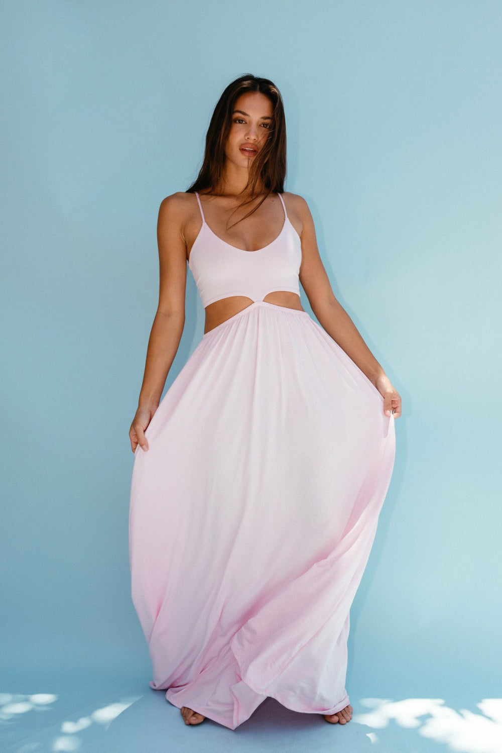 Liza Dress Jersey in Bubblegum / Skatie Online Shop