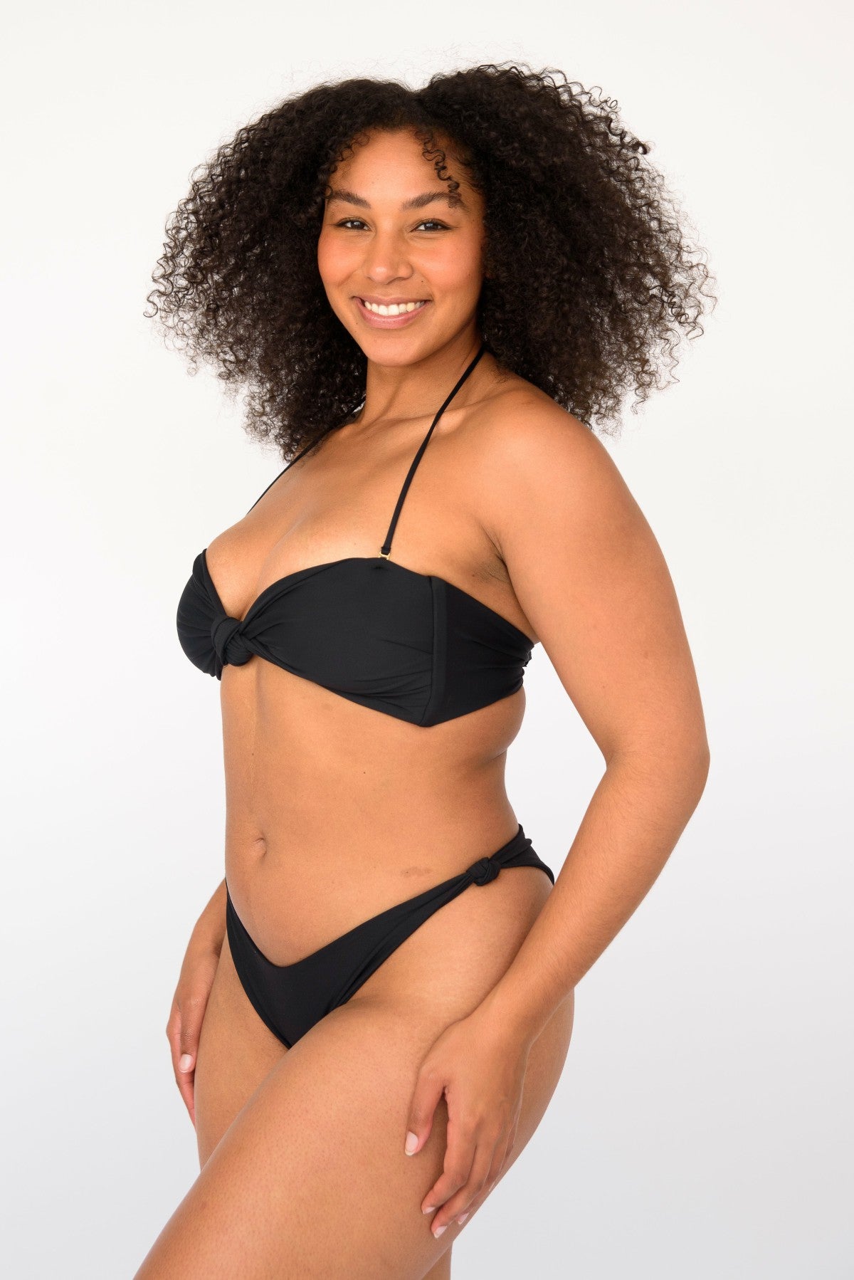 Suzanne Bikini Bottom in Black / Skatie US