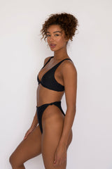 Penny Bikini Top in Black / Skatie Online