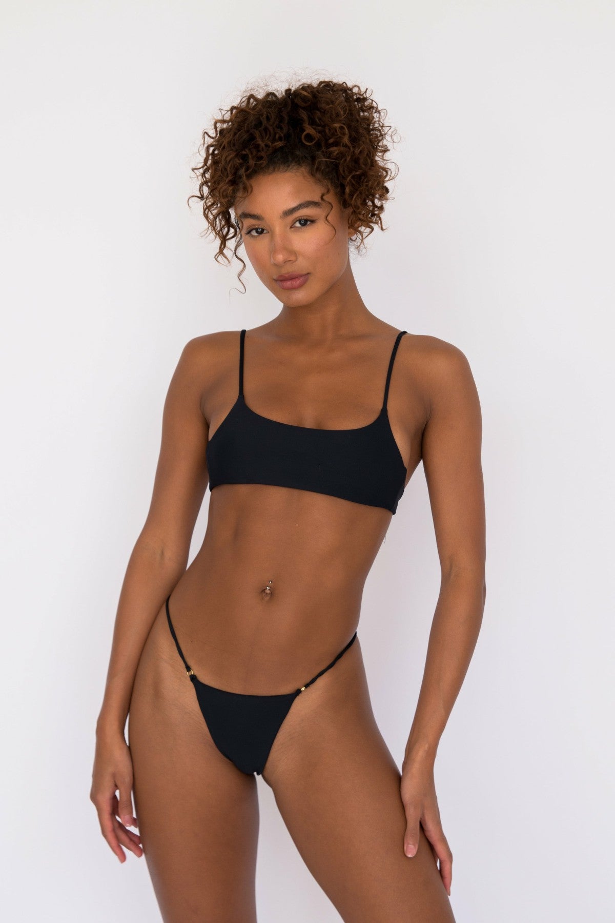 Maddie Bikini Top in Black / Skatie Sale