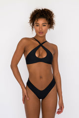 Mandi Bikini Bottom in Black / Skatie Discount