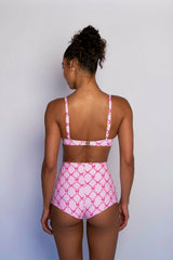 High Waist Bardot Bottom in Coquette / Skatie Discount