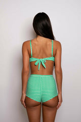 High Waist Bardot Bottom in Wahine / Skatie US